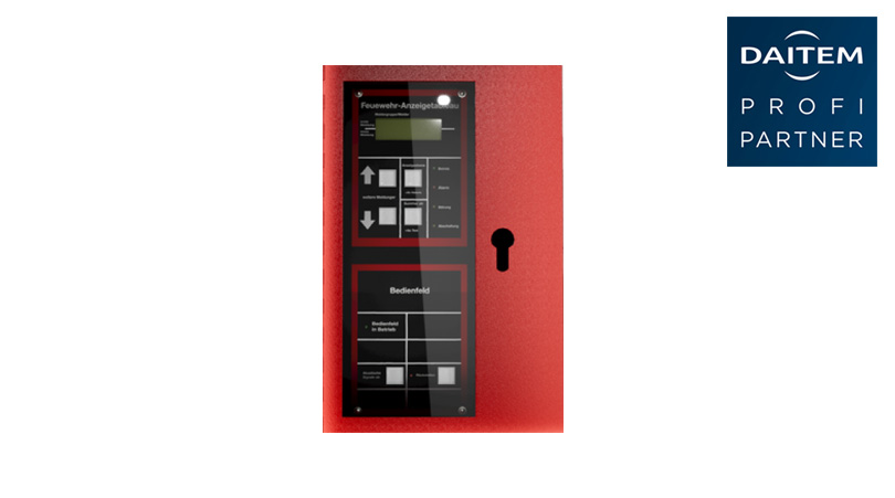 Feuerwehr-Anzeigetableau